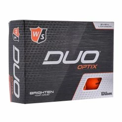 Wilson Duo Soft Optix (2020) (Orange) Golf Ball