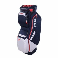 Ping Traverse 214 Cart Bag (Navy/White/Red)