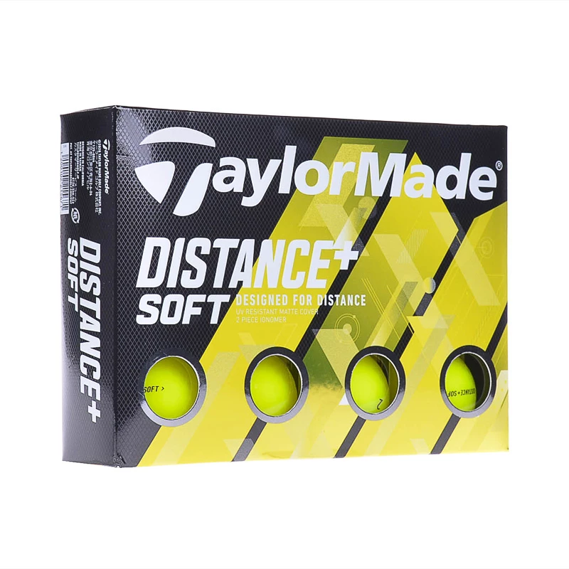 TaylorMade Distance + Soft (2020) (Yellow) Golf Ball 1 TaylorMade Distance + Soft (2020) (Yellow) Golf Ball