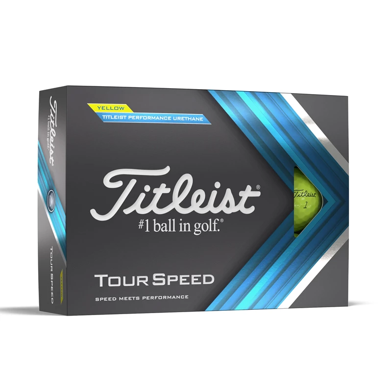 Titleist Tour Speed (2022) (Yellow) Golf Ball 1 Titleist Tour Speed (2022) (Yellow) Golf Ball